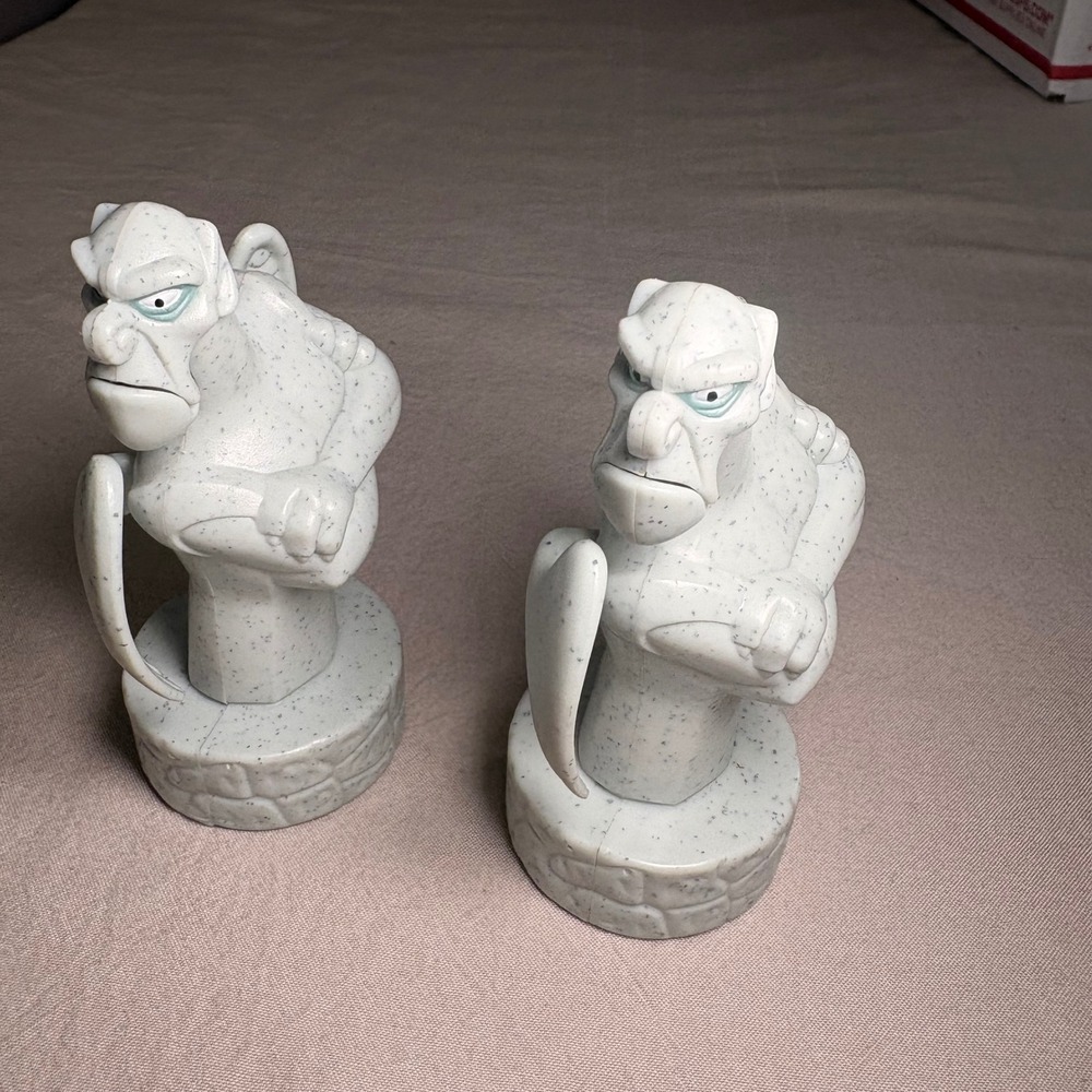 Vintage 1996 Disney Hunchback of Notre Dame Hugo Gargoyle Burger King Toys Set 2
